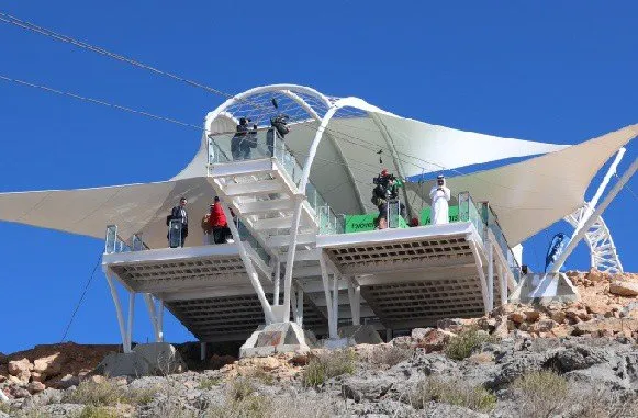 Jebel Jais zipline Ras Al Khaimah