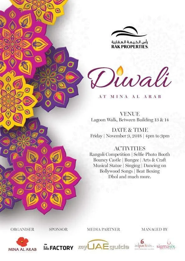 Ras Al Khaimah's WoW Diwali Celebrations at Mina Al Arab