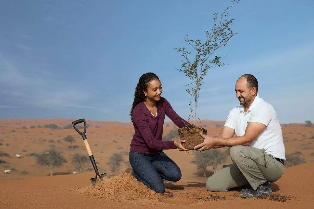 Heritage forest tree planting