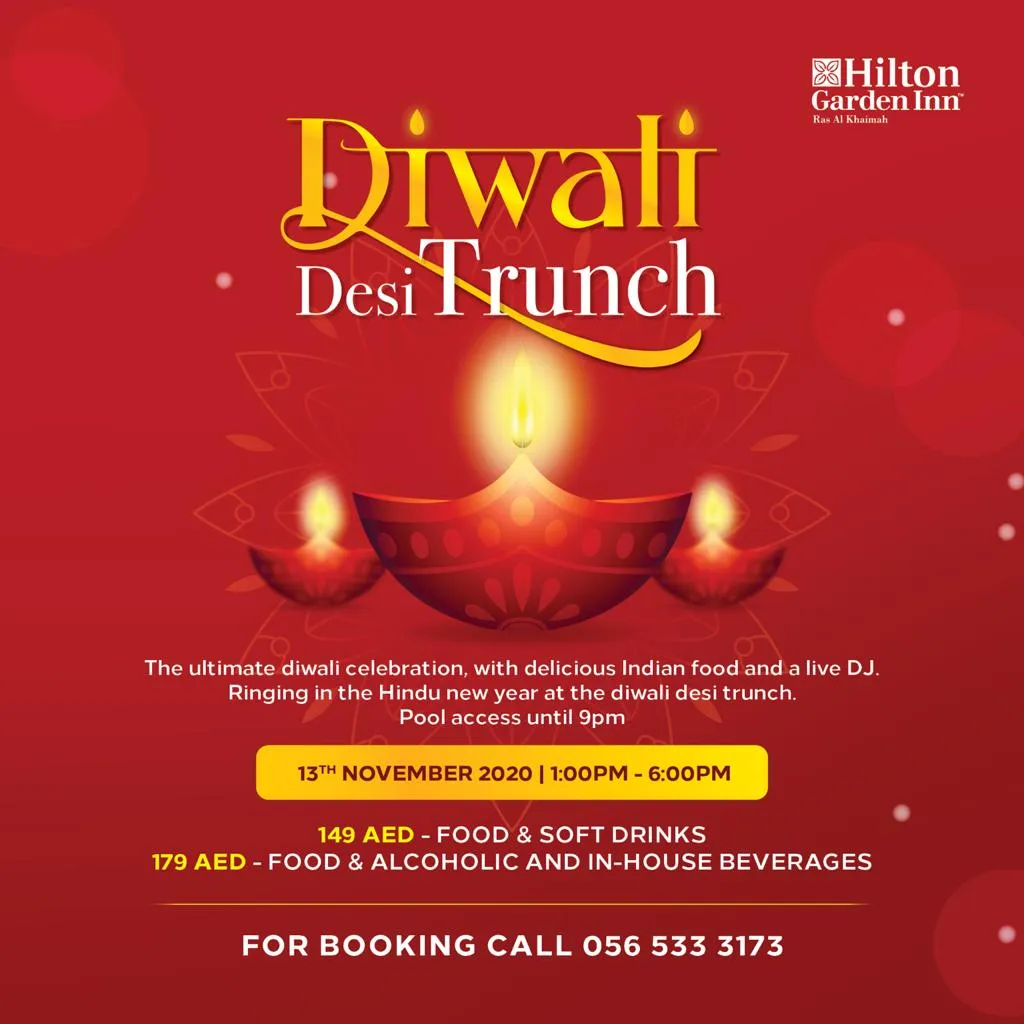 Celebrate Diwali With a twist at The Hilton Garden Inn, Ras Al Khaimah