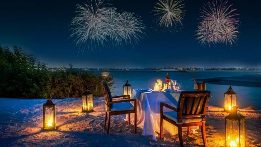 Fireworks ritz carlton