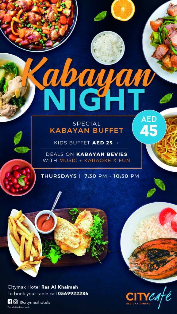 Kabayan Night every Thursday at City Cafe