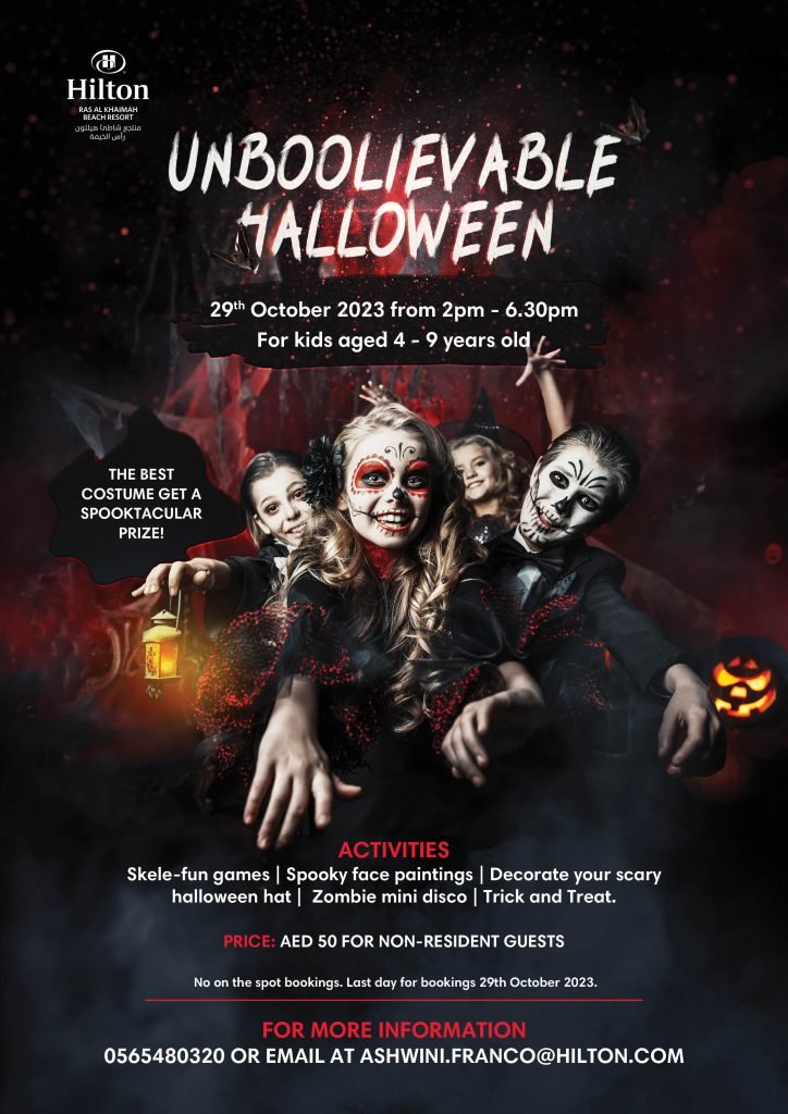 Halloween Day Celebration at Hilton Ras Al Khaimah Beach Resort