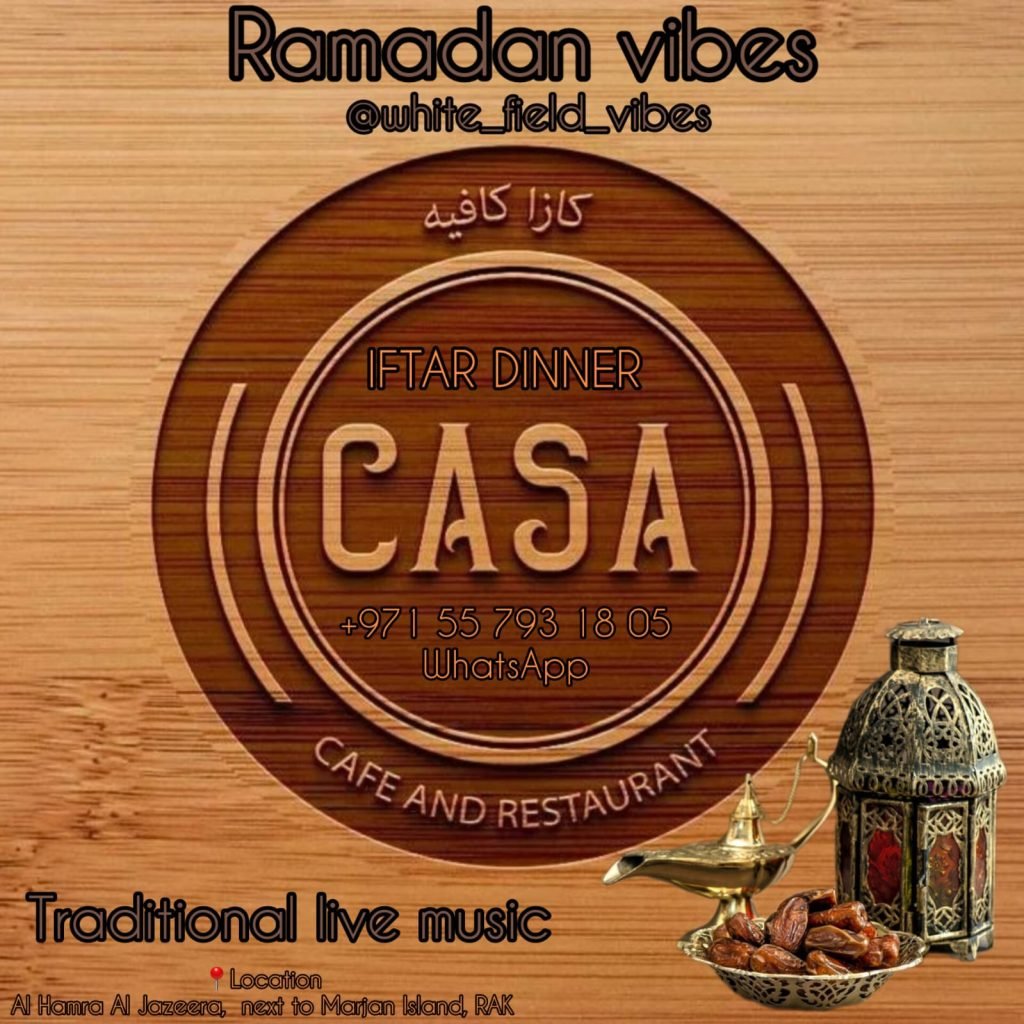 Celebrate Ramadan Month with Traditional Arabic Vibes at Casa Cafe & Restaurant