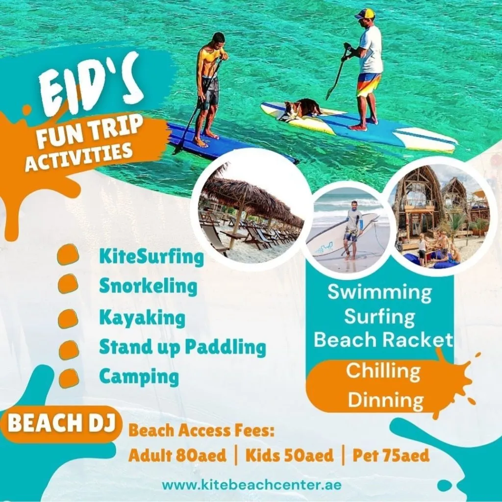 Eid Activities at Kite Beach Center Umm Al Quwain: Endless Fun in the Sun