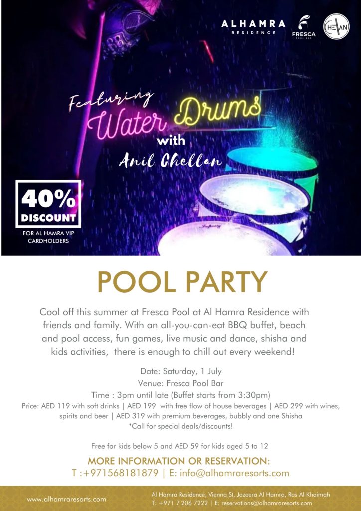 Sizzle and Splash: Check out this Epic Pool Party in Ras Al Khaimah
