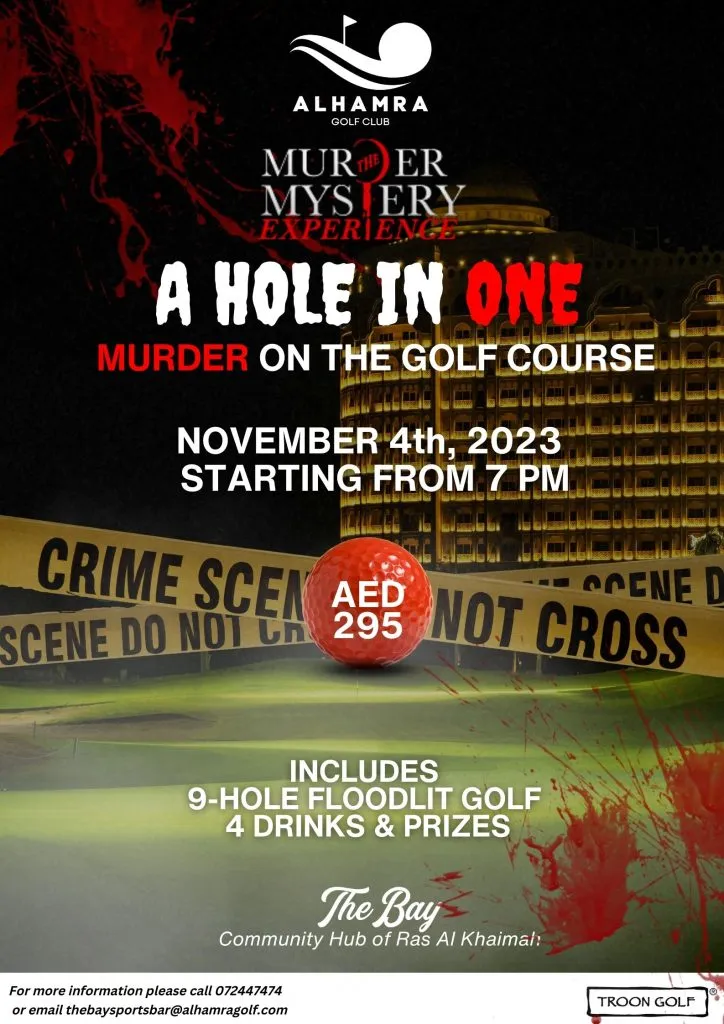 A Hole-in-1 - Murder Mystery Golf Game
