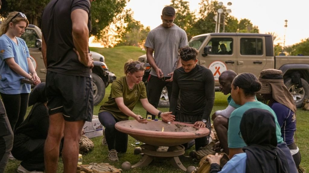 Bear Grylls Explorers Camp Lands in Abu Dhabi at Emirates Palace Mandarin Oriental