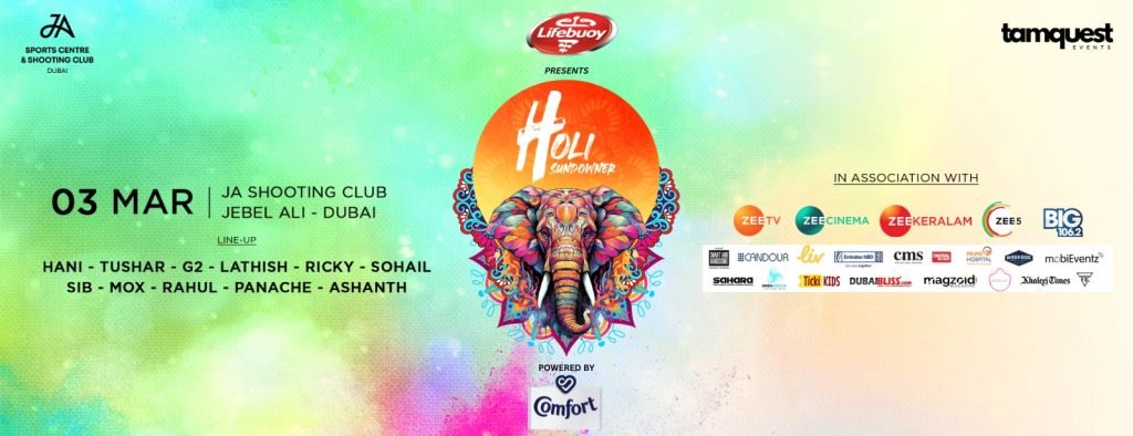 Holi Sundowners 2024, Jebel Ali, Dubai