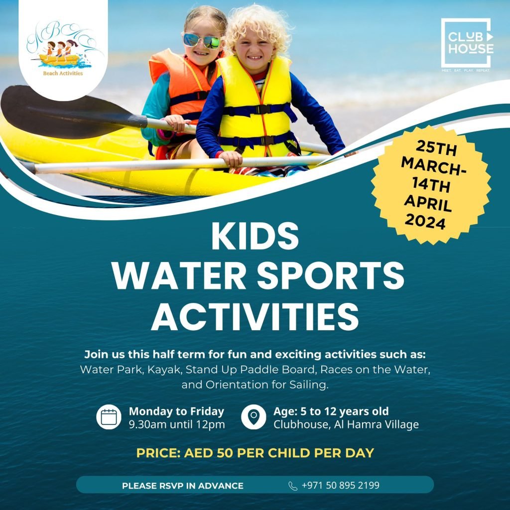 Kids Water Sports Activities!