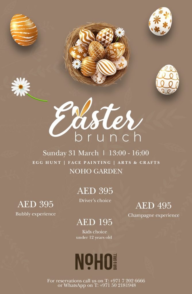 Join us for an unforgettable Easter Brunch experience at NoHo Garden. Reserve your table now!