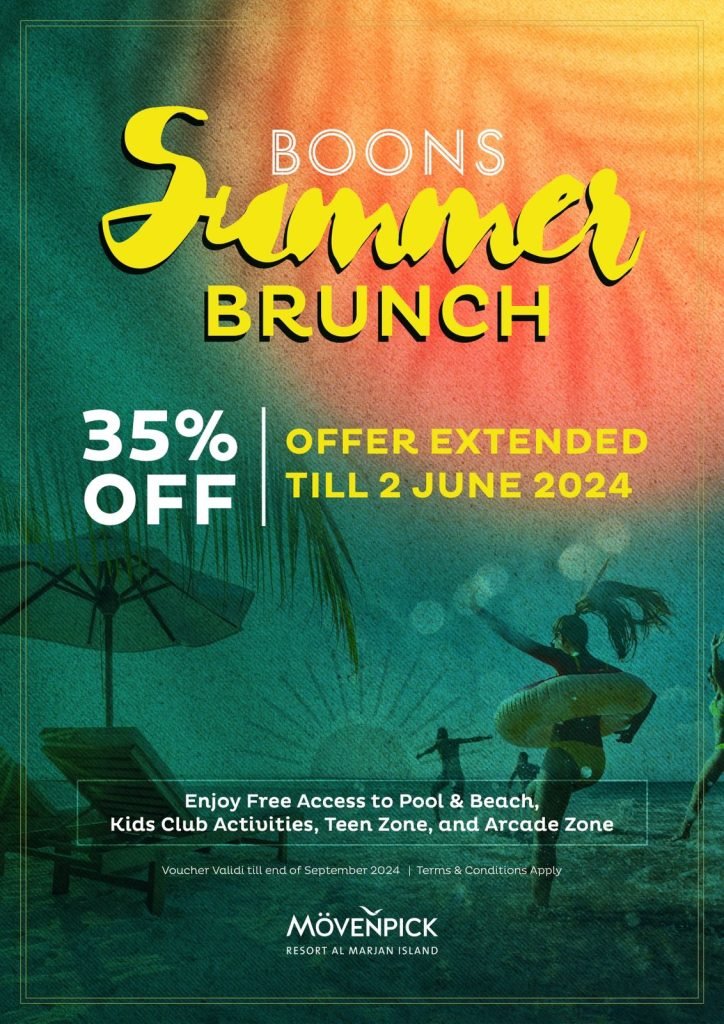 Summer Brunch Flash Sale at Boons Brasseries and Bar Ras Al Khaimah