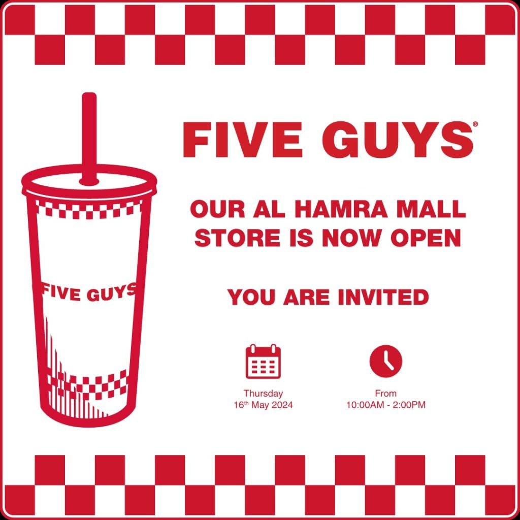 Unveiling Five Guys Brunch at Al Hamra Mall