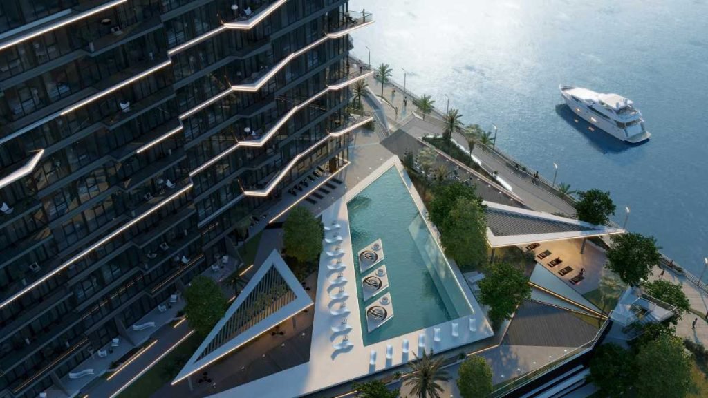 ‘EDGE’, a Yacht-inspired Waterfront Residential Tower on Raha Island at Mina Al Arab