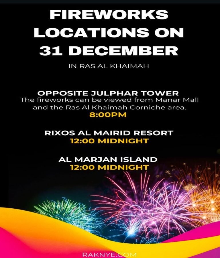 NYE 2025 Fireworks Ras Al Khaimah Plans For Record Fireworks For New