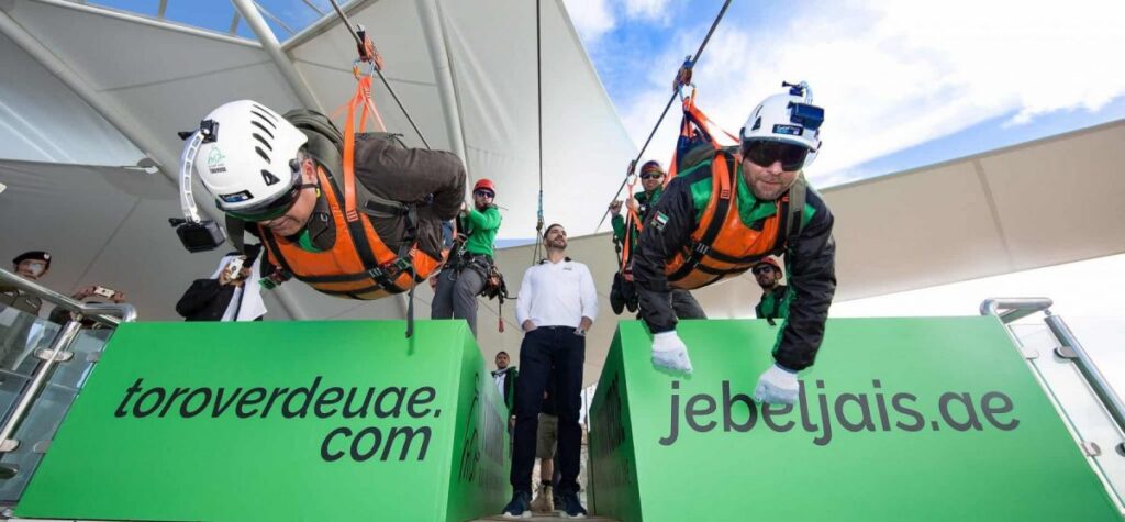 Jebel Jais zipline Ras Al Khaimah
