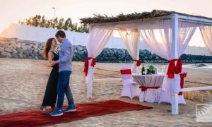 Cabana setup Romantic Dinner in Ras Al Khaimah