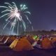 Ras Al Khaimah's New Year Fireworks in a camp tent with International DJ's