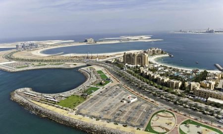 Birds eye view of Al Marjan Corniche