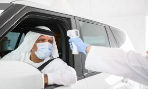 Ras Al Khaimah Ruler opens drive-through COVID-19 screening centre