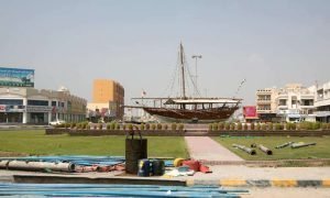 The landmark Dhow of Ras Al Khaimah returns to Boat Roundabout