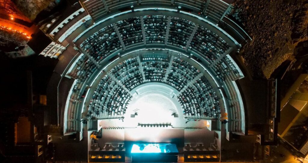 Sharjah's new landmark the Khorfakkan Amphitheatre