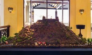 ‘The Dhayah Fort’ gets the chocolate treatment at Hilton Ras Al Khaimah Resort & Spa.