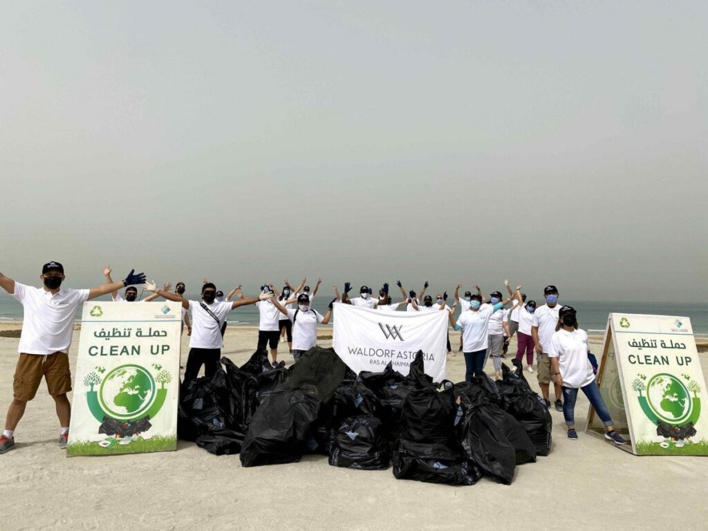 waldorf astoria pink lake clean up