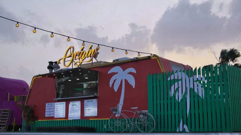 Origins Fast Food Truck in Marjan Island RAK