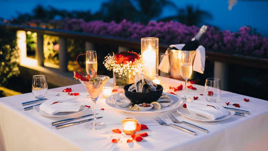 Valentine’s Dinner at Basilico Restaurant, The Cove Rotana Resort RAK