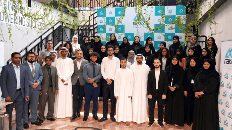 Interns from different higher education institutions explore professional development opportunities at RAKEZ