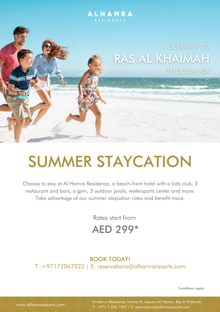 Staycation Offer at Al Hamra Residence and Village Hotel Ras Al Khaimah