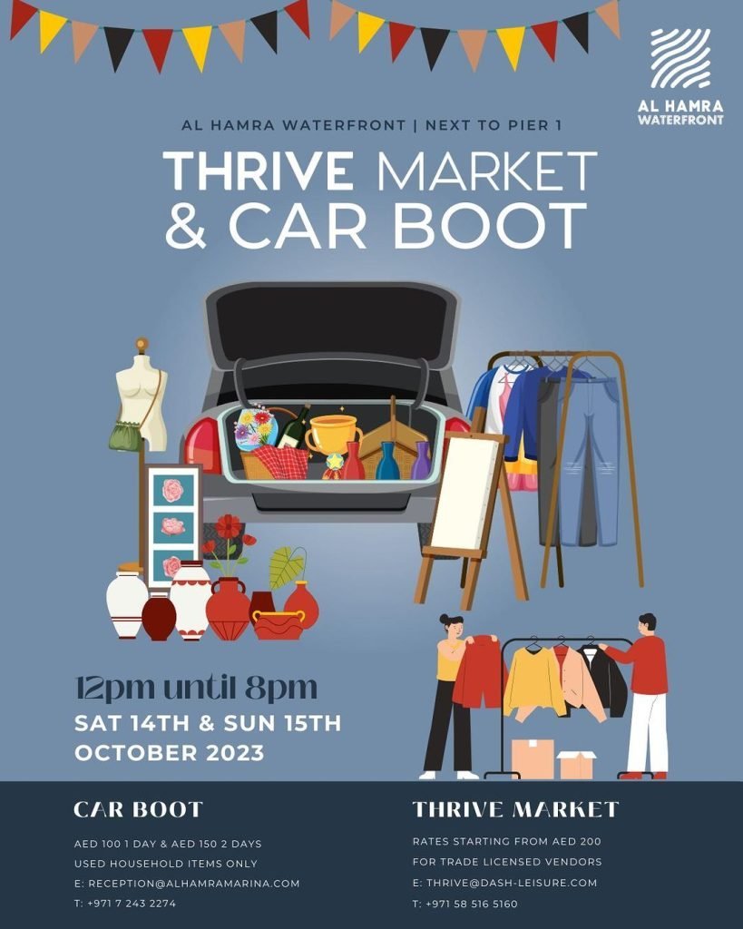 Thrive Market & Car Boot at Al Hamra Waterfront Ras Al Khaimah