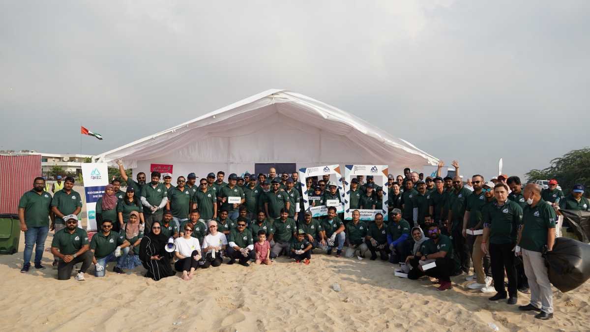 RAKEZ's Beach Clean-Up Goes Viral Across Ras Al Khaimah!