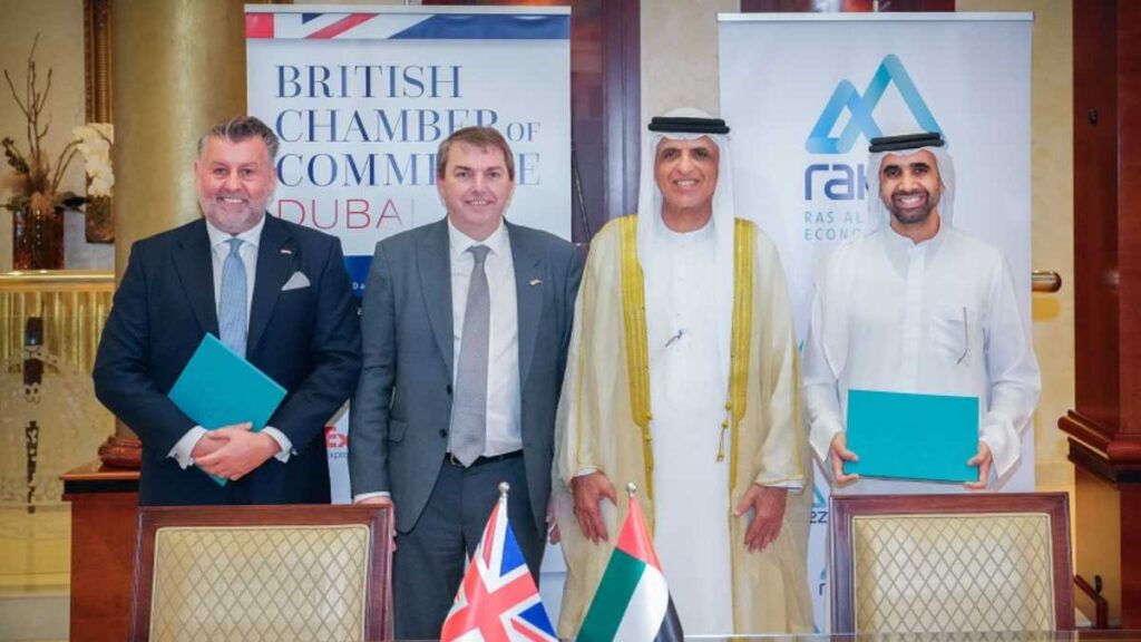 Sheikh Saud bin Saqr Al Qasimi witnesses RAKEZ-BCCD MoU