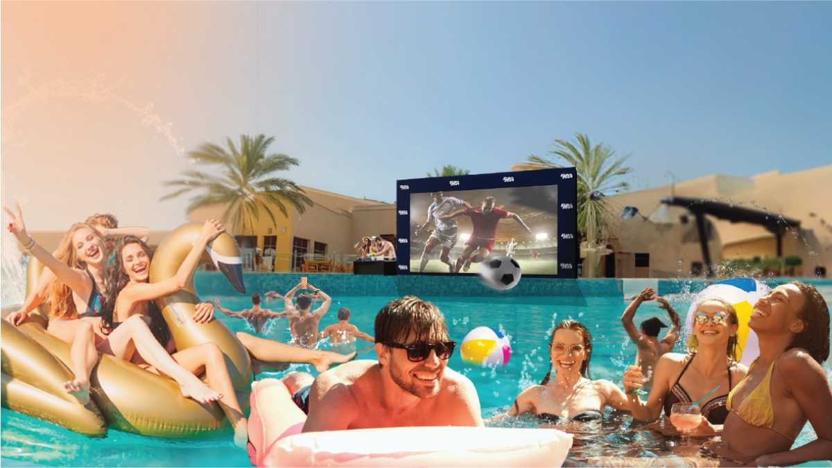 Euro Cup Pool party at DoubleTree by Hilton Resort & Spa Marjan Island