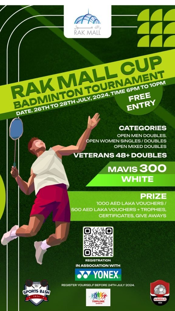 Join the Sports Bash Rak Mall Cup to Win