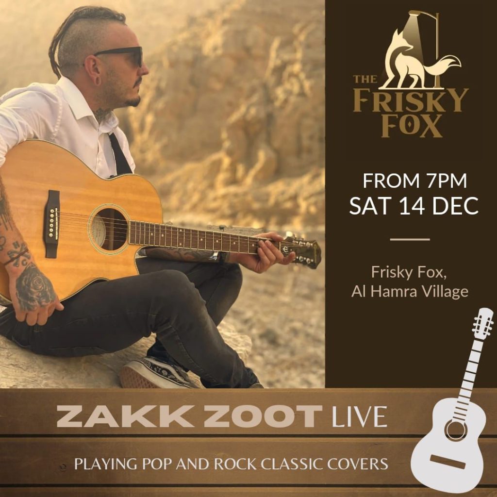Zakk Zoot LIVE at The Frisky Fox!