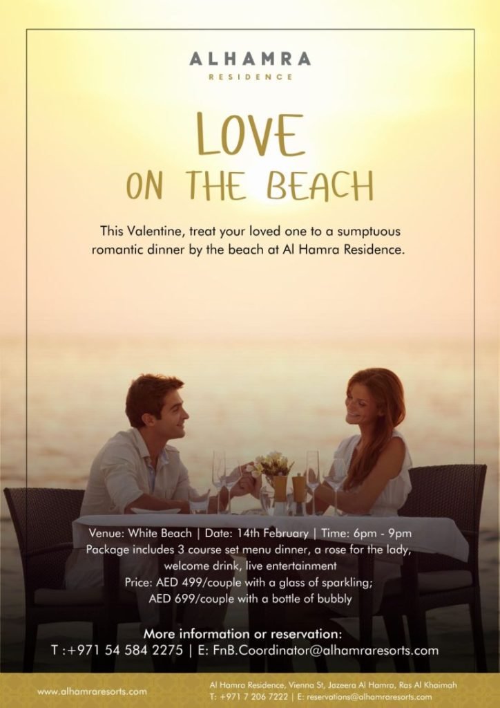 Love On The Beach at Al Hamra Residence