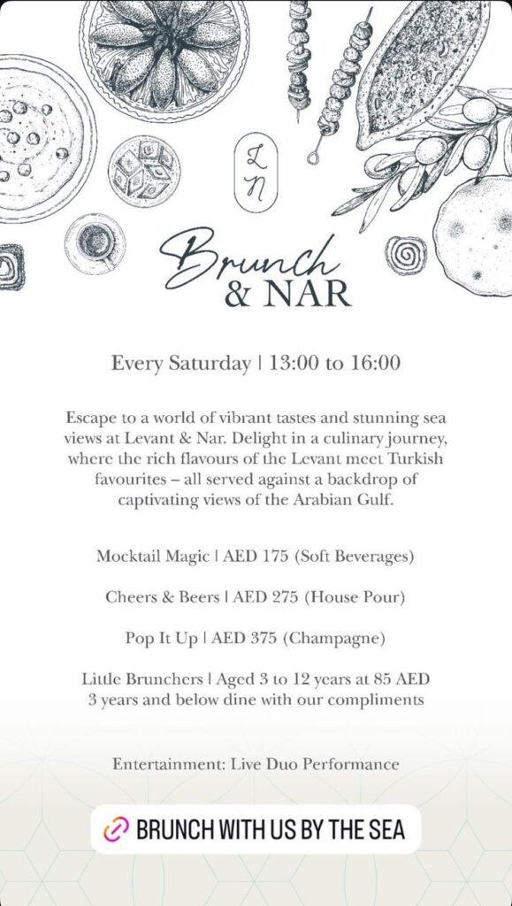 Brunch & Nar at InterContinental RAK