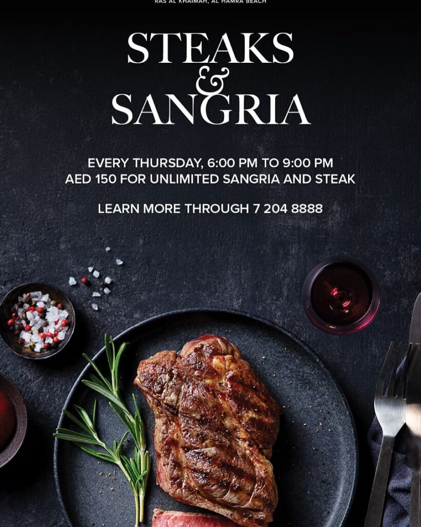 STEAKS & SANGRIA Night at SHORE HOUSE