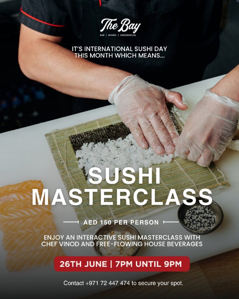 Sushi Masterclass at The Bay