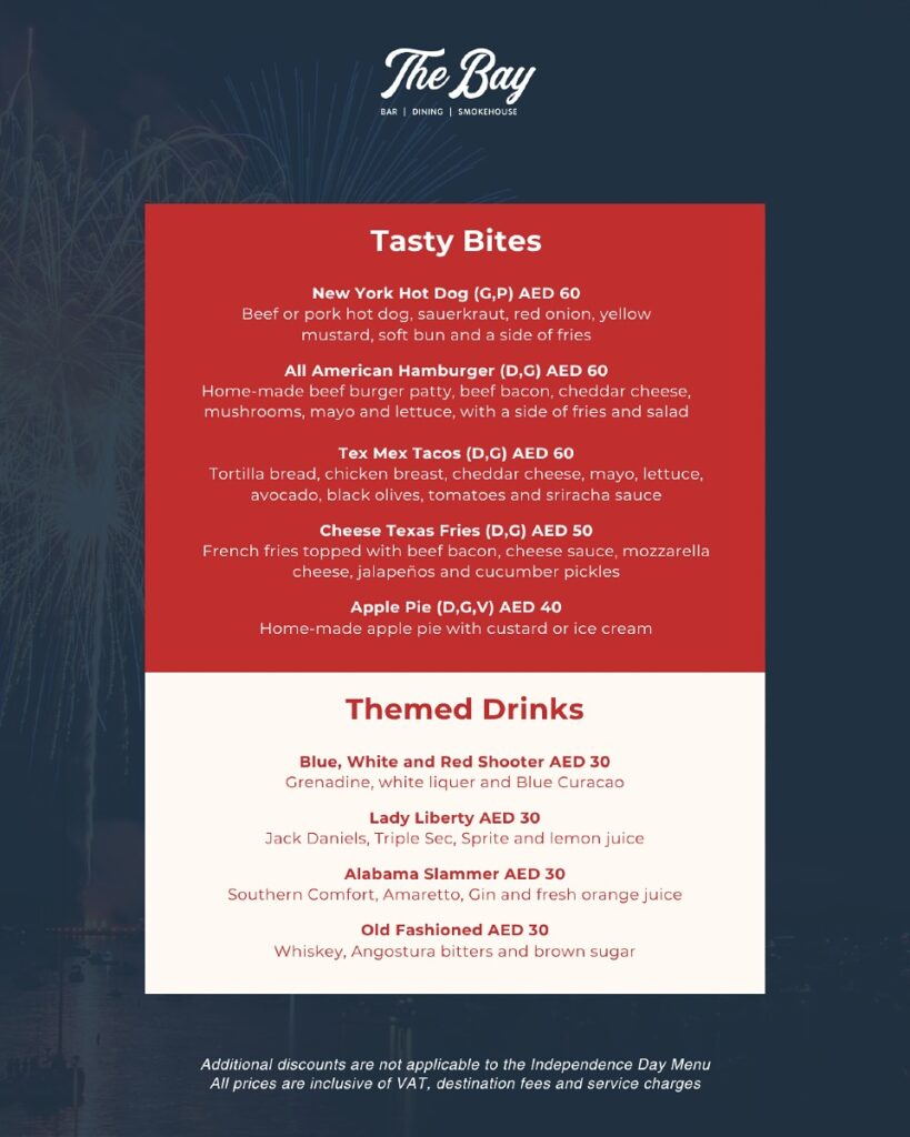 Celebrate Independence Day at THE BAY