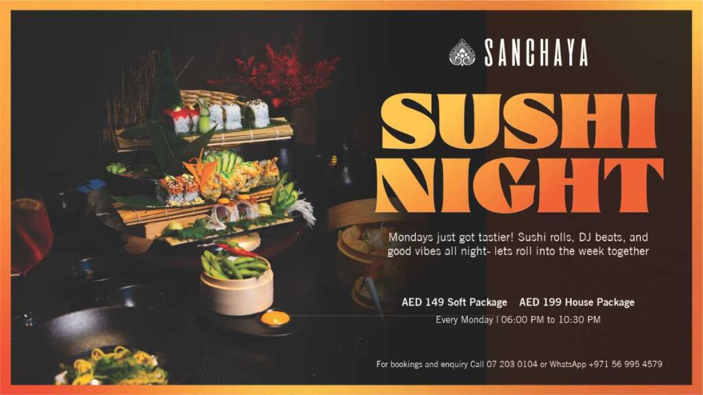 Sushi Night at Sanchaya