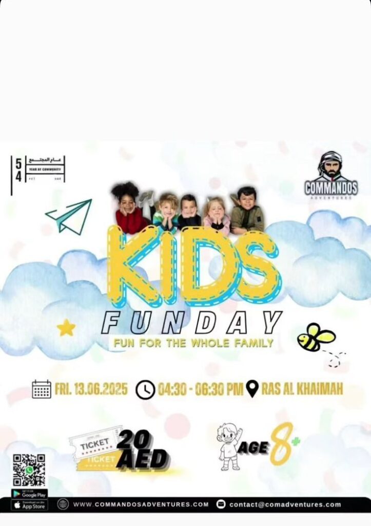 KIDS FUNDAY Adventure in RAK!