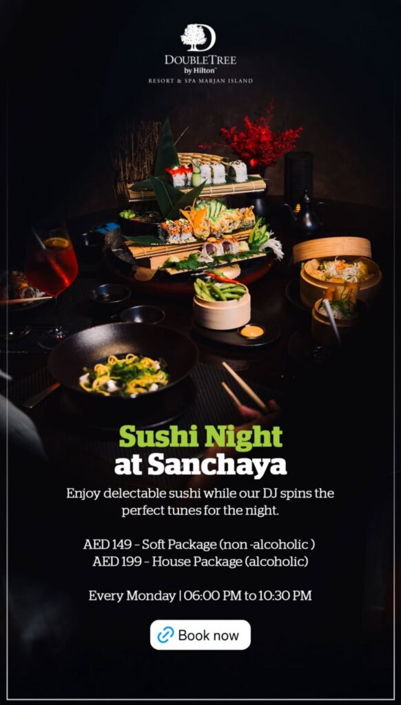 Sushi Night at Sanchaya