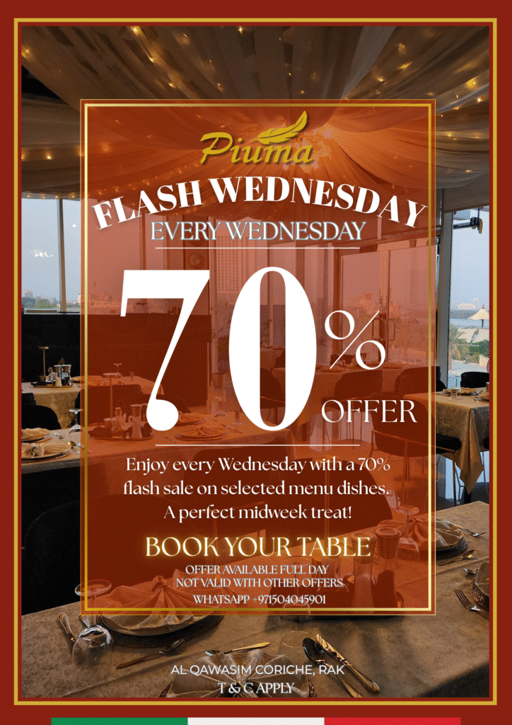 FLASH WEDNESDAY at Piuma!