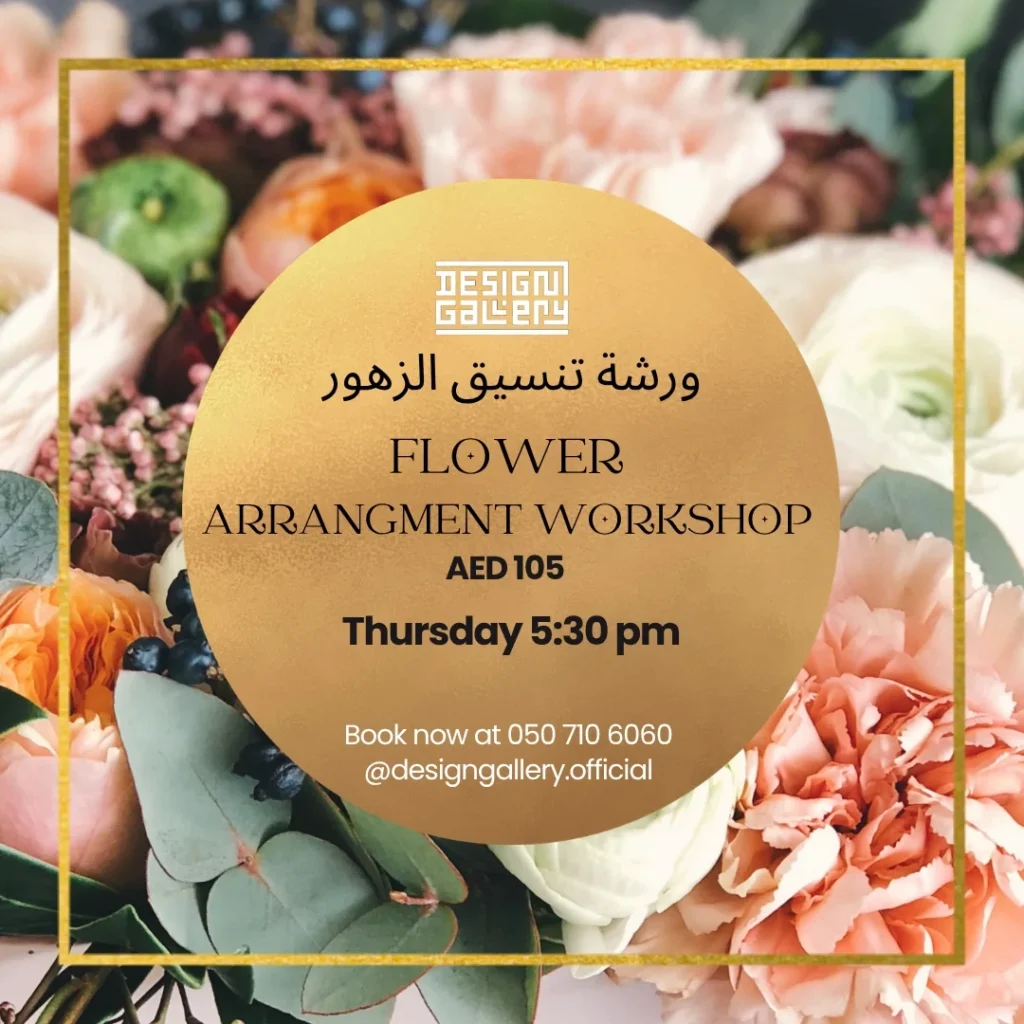 Flower Arrangement Workshop at The Design Gallery