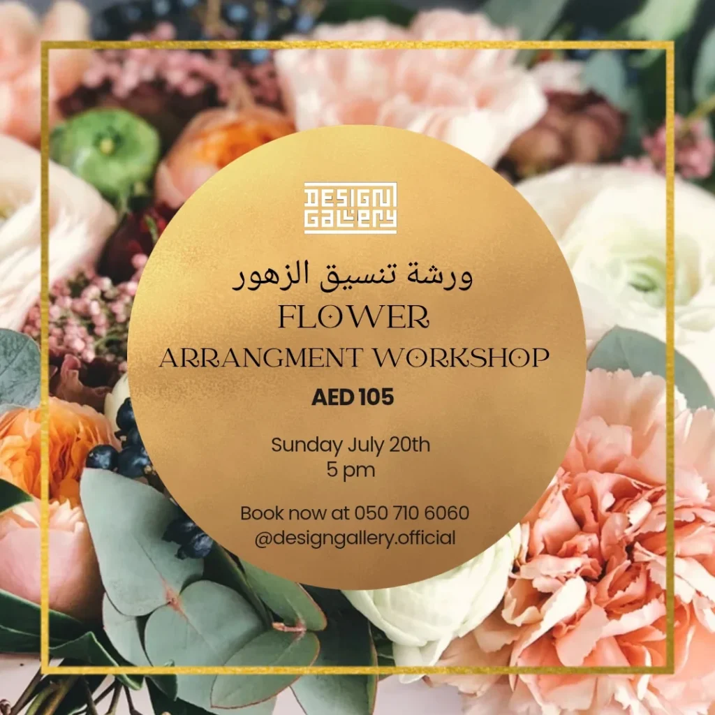 Flower Arrangement Workshop at The Design Gallery