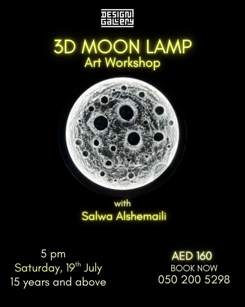 3D Moon Lamp Art Workshop